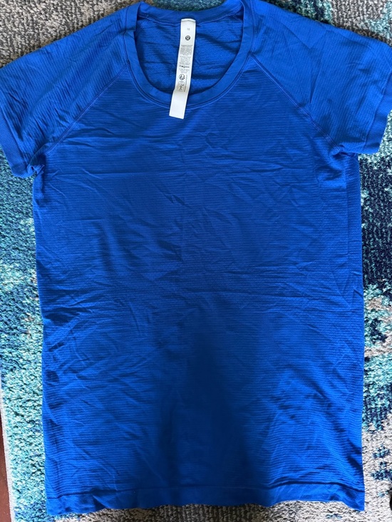lululemon athletica Other - Lululemon Blue Workout Tee - Athletic Short Sleeve Shirt